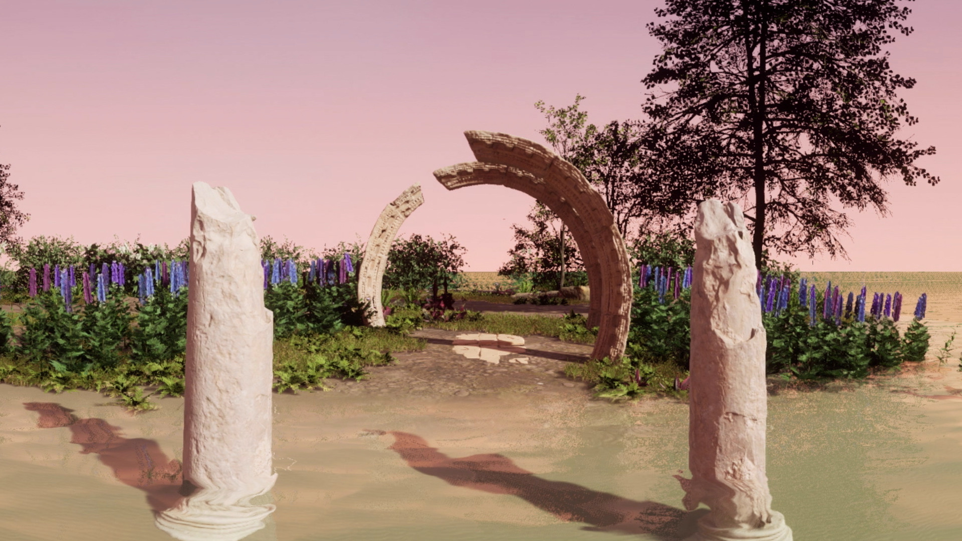 3D scene ‘Future Garden’, Foto: Erik Kundt
